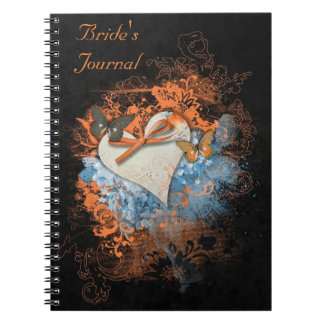 Caderno Espiral Borboletas no Diário da noiva pagã de Samhain