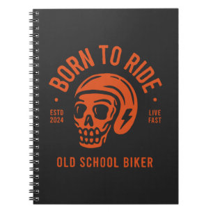 Caderno Espiral Born to Ride