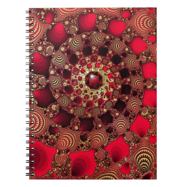 Caderno Espiral Borracha e notebook Dourado (Frente)