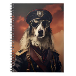 Caderno Espiral Borzoi WWI Vintage Aviator