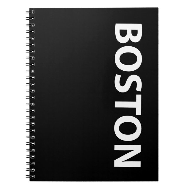 Caderno Espiral Boston EUA (Frente)