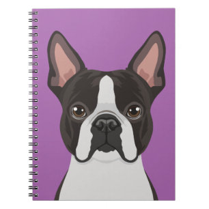 Caderno Espiral Boston Terrier
