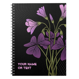 Caderno Espiral Botanical Alchemy: The Pink Wood Sorrel