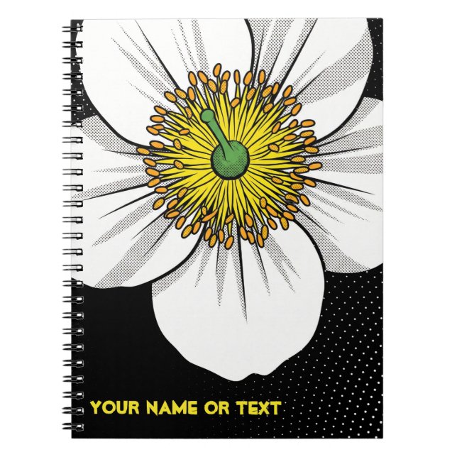 Caderno Espiral Botanical Blizzard: The Eucryphia cordifolia (Frente)