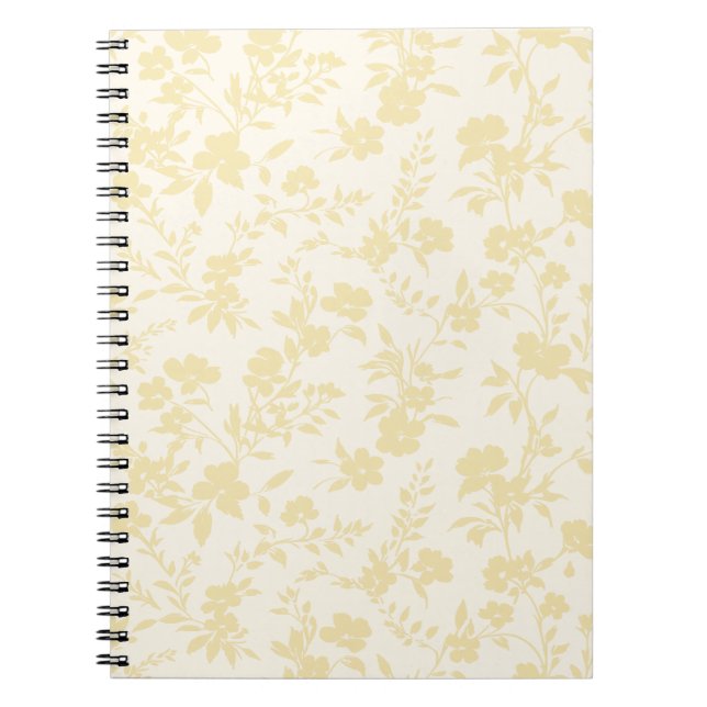 Caderno Espiral Botanical Garden Buttercream - Neutral (Frente)
