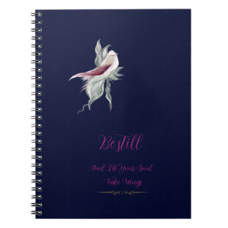 Caderno espiral botânico gracioso