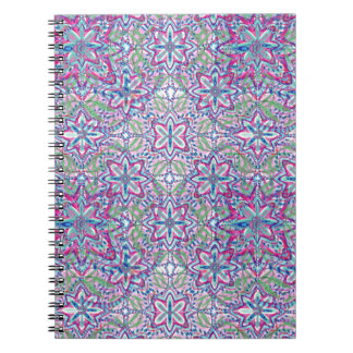 Caderno Espiral Botânico Kaleido Bloom