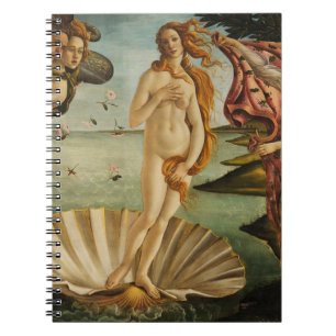 Caderno Espiral Botticelli o nascimento de Venus