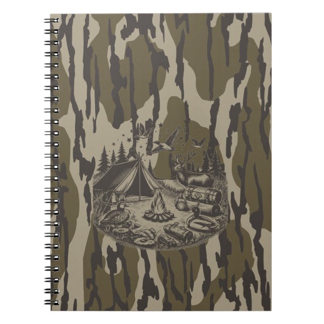 Caderno Espiral Bottomland Camo Camping Gear Camo (Frente)