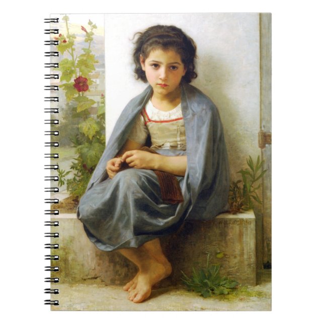 Caderno Espiral Bouguereau, O Pequeno Tecido (Frente)