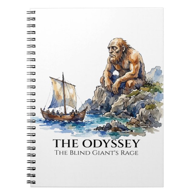 Caderno Espiral Boulder Throw of the Cyclops (Frente)