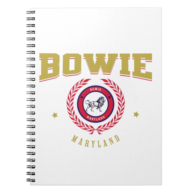 Caderno Espiral Bowie Maryland (Frente)