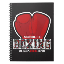 Caderno Espiral Boxer Boxer Boxer Glove Prize Fighter