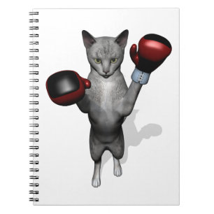 Caderno Espiral Boxer Cat