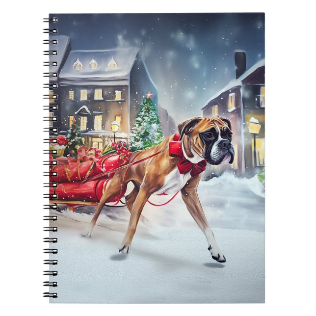 Caderno Espiral Boxer Christmas Fesason Season (Frente)