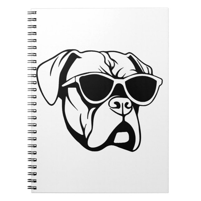 Caderno Espiral Boxer Dog (Frente)
