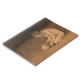 Caderno Espiral Boy with Skull (por Magnus Enckell)