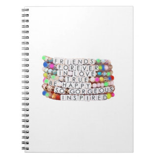 Caderno Espiral Braceletes de Amizade