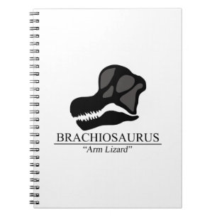 Caderno Espiral Brachiosaurus Skull