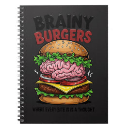 Caderno Espiral Brainy Burgers
