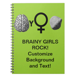 Caderno Espiral Brainy Girls Rock!