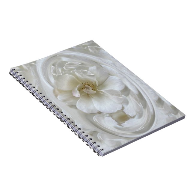 Caderno Espiral Branca de marfim (Lado Direito)