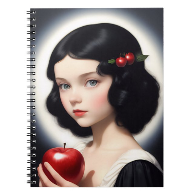 Caderno Espiral Branca de neve (Frente)