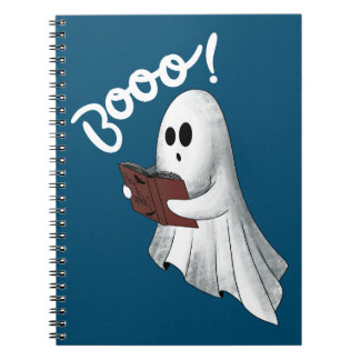 Caderno Espiral Branca fantasma