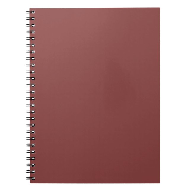 Caderno Espiral Brandy (cor sólida) (Frente)