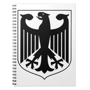 Caderno Espiral Brasão de armas da Alemanha