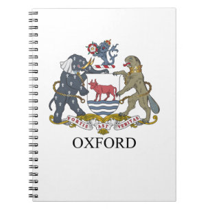 Caderno Espiral Brasão de Oxford