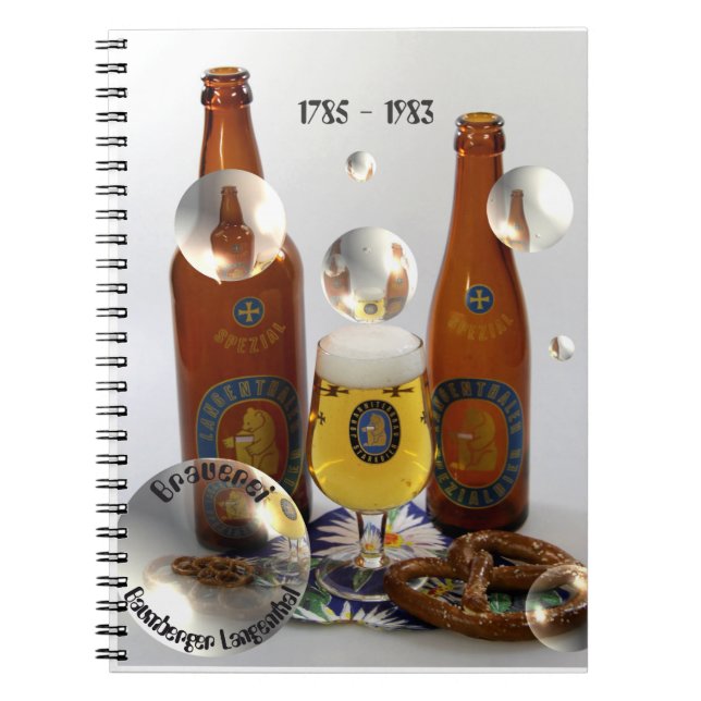 Caderno Espiral Brauerei Baumberger Langenthal Notizheft (Frente)