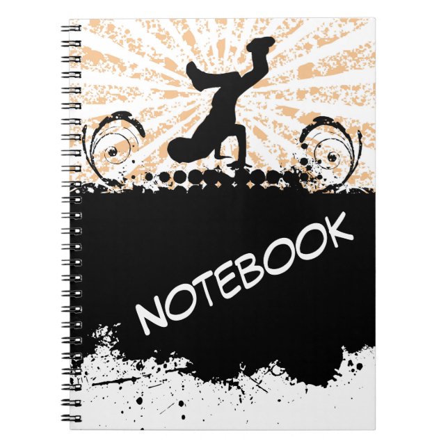 Caderno Espiral Break dance Notebook (Frente)