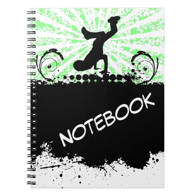 Caderno Espiral Break dance Notebook (Frente)