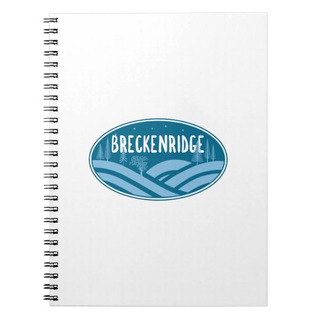 Caderno Espiral Breckenridge Colorado ao ar livre (Frente)