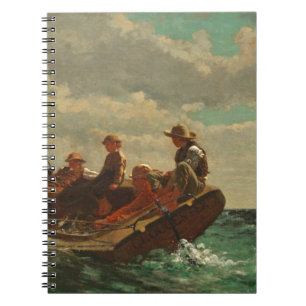 Caderno Espiral Breezing acima (um vento justo) de 1873-76