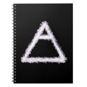 Caderno Espiral Breezy Air Elelement Alchemy Symbol