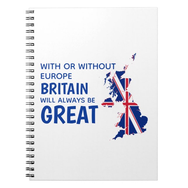 CADERNO ESPIRAL BREXIT EXCELENTE BRETANHA EUROPA (Frente)