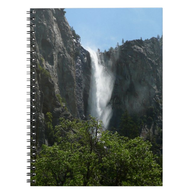 Caderno Espiral Bridalveil Falls no Parque Nacional de Yosemite (Frente)