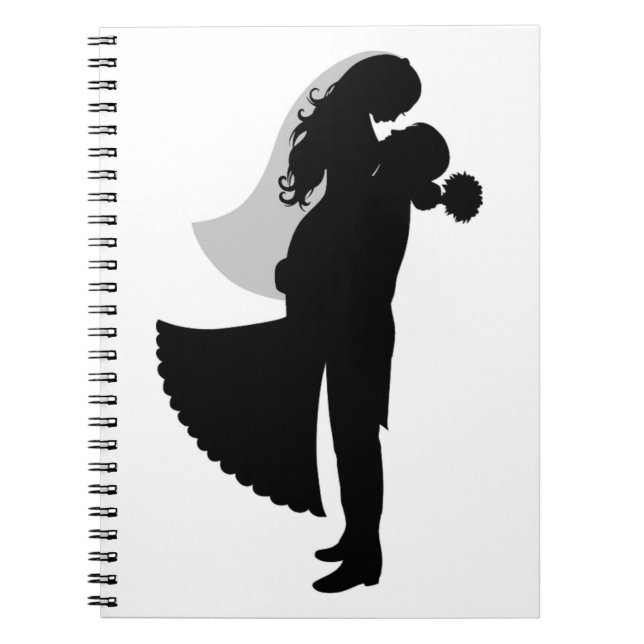 CADERNO ESPIRAL BRIDE E GROOM (Frente)