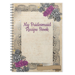 Caderno Espiral Bridesmaid Wedding Idea De Casamento Russo
