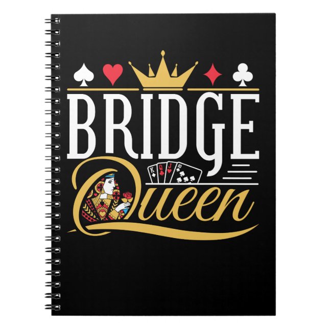 Caderno Espiral Bridge Queen Card Women (Frente)