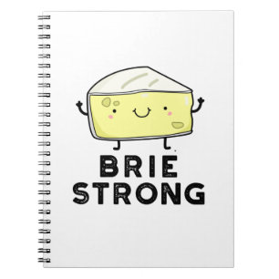 Caderno Espiral Brie Forte Piada Positiva de Queijo 