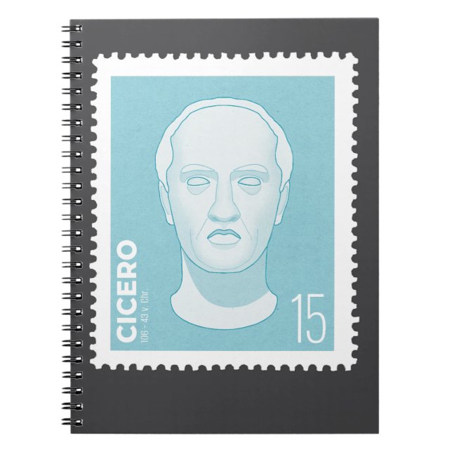 Caderno Espiral Briefmarke Cicero -   (Frente)