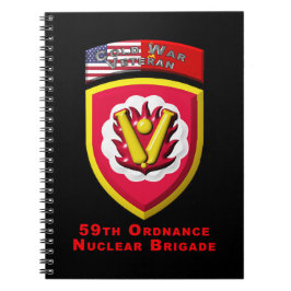 Caderno Espiral Brigada de Ordenação "Detergente Nuclear de Guerra