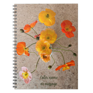Caderno Espiral Bright Colorida Birthday Poppy