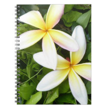 Bright Hawaiian Flowers Fotografia Spiral Notebook