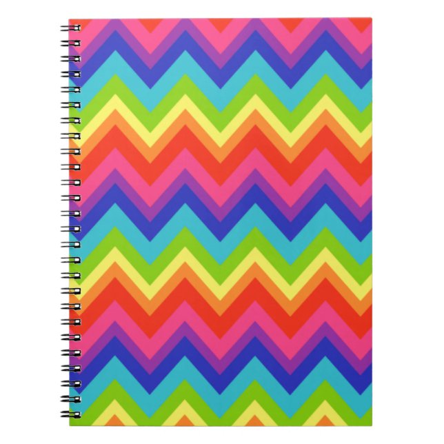 Caderno Espiral Bright Rainbow Notebook (Frente)