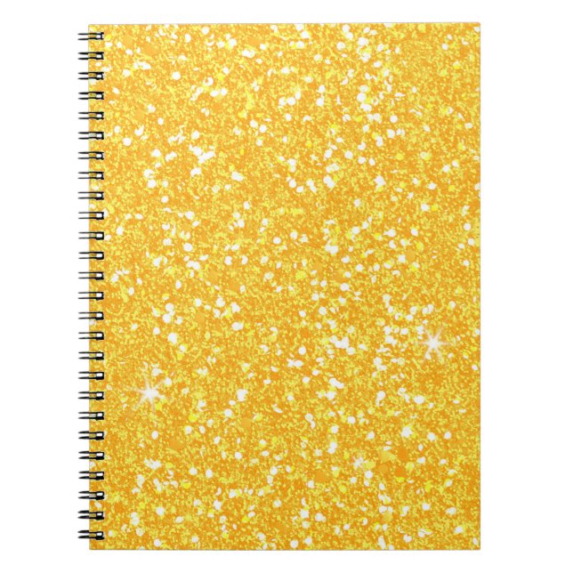Caderno Espiral Brilhante brilhante cintilante (Frente)