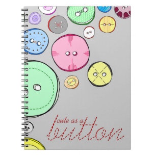 Caderno Espiral Brilho como uma ilustração digital colorida com